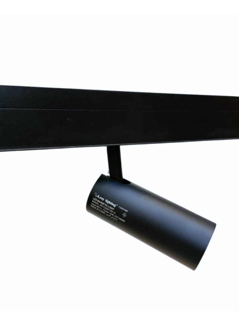 Kray 12watt Magnetic Liner Track Light, Day Light Blackbody with 3000K Bright Flexible Adjustable For Indoor. - Image 2