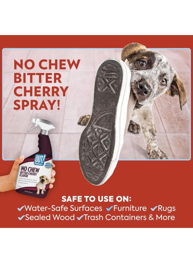 OUT PetCare Bitter Cherry Chew Deterrent | Deterrent for Puppy Training to Discourage Licking and Chewing | 32 oz - Image 4