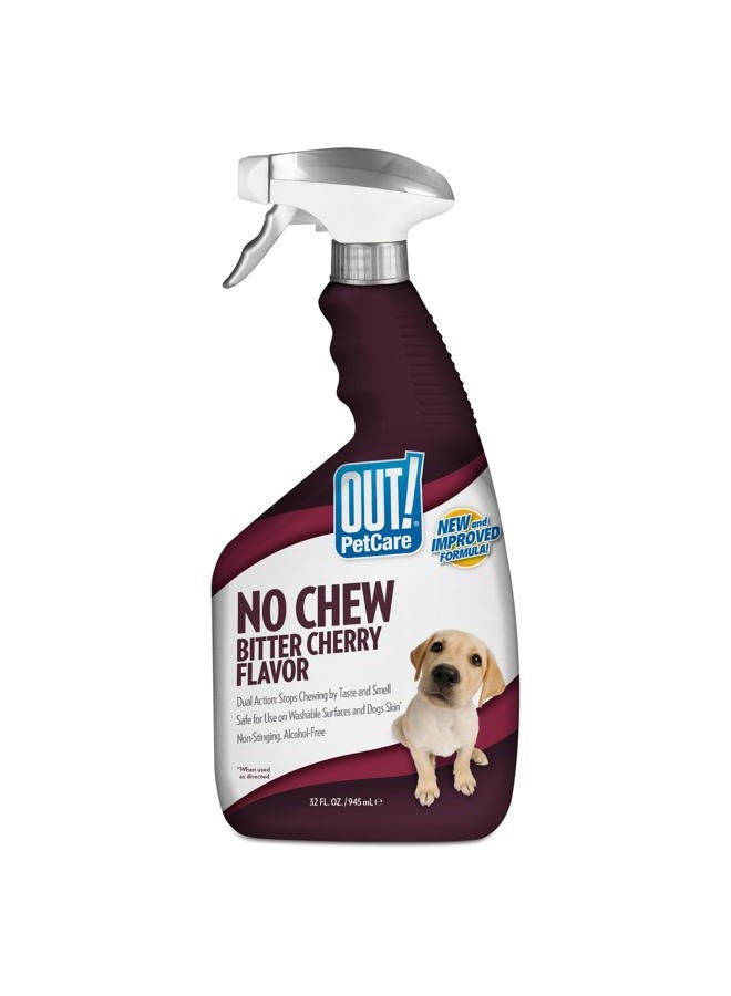 OUT PetCare Bitter Cherry Chew Deterrent | Deterrent for Puppy Training to Discourage Licking and Chewing | 32 oz - Image 1