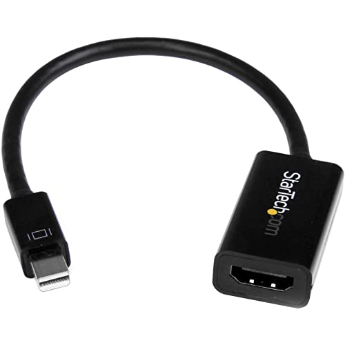 Startech.com StarTechcom MDP2HD4KS Mini DisplayPort to HDMI AudioVideo Converter Black - Image 1
