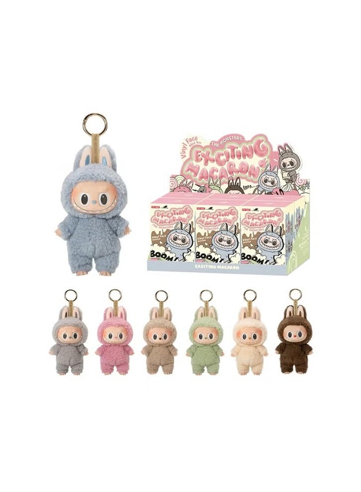 Labubu THE MONSTERS Exciting Macaron Series blind box Collectible Toy Art - Colour: Labu Generation (pack Of 6) 