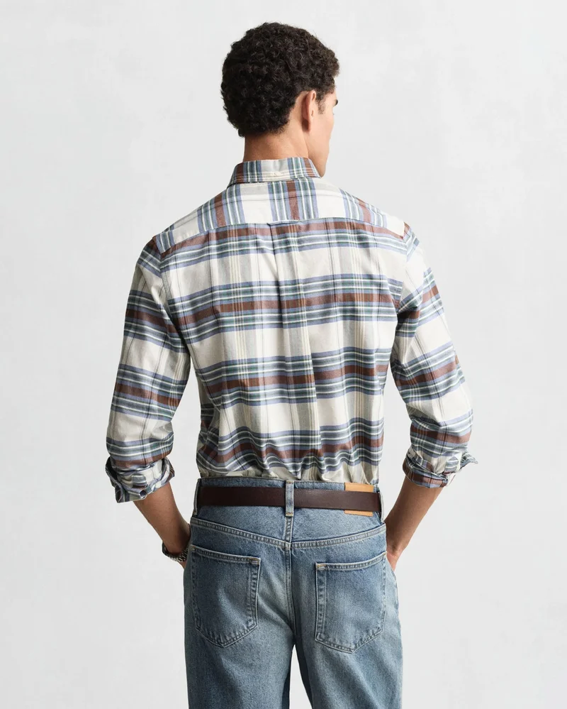 GANT  Regular Oxford Check Shirt for Men | Best Price UAE