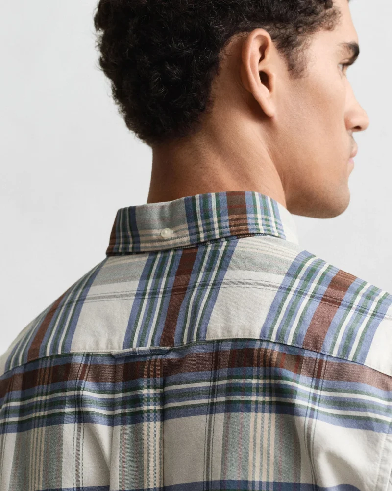 GANT  Regular Oxford Check Shirt for Men | Best Price UAE