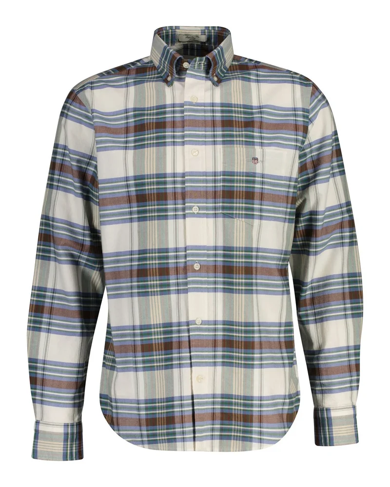 GANT  Regular Oxford Check Shirt for Men | Best Price UAE