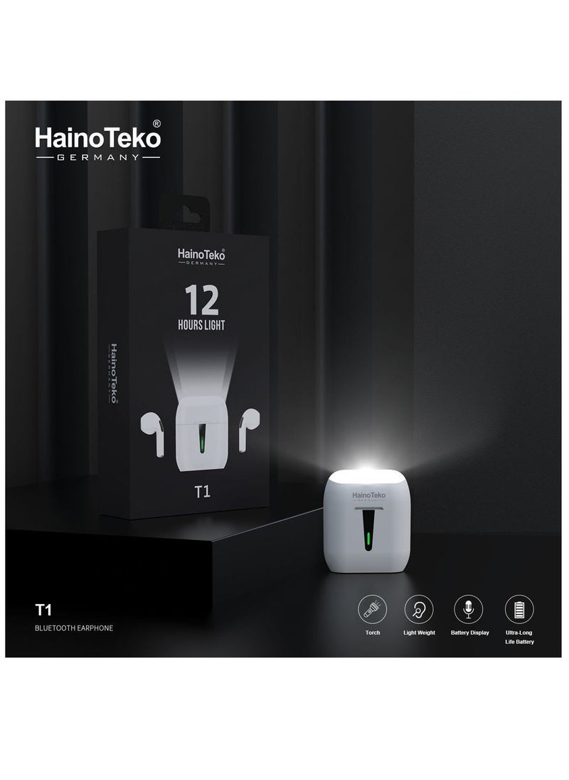 Haino Teko - Germany T1 Wireless Earbuds For iPhones and Android - Image 1