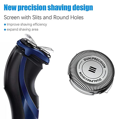 Scout HQ8 Replacement Heads for Philips Norelco Aquatec Shavers, 7140XL,7145XL,7150X,7180XL,7183XL, OEM HQ8 Blades Upgraded, Philips Norelco Electric Shaver Replacement Hq8505 Blades 3Pack - Image 3