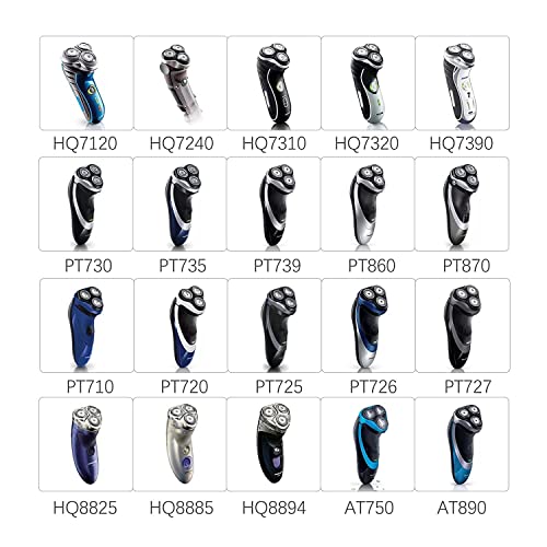 Scout HQ8 Replacement Heads for Philips Norelco Aquatec Shavers, 7140XL,7145XL,7150X,7180XL,7183XL, OEM HQ8 Blades Upgraded, Philips Norelco Electric Shaver Replacement Hq8505 Blades 3Pack - Image 2