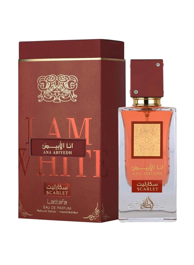 Lattafa Ana Abiyedh Scarlet For Unisex EDP 60ml - Image 1