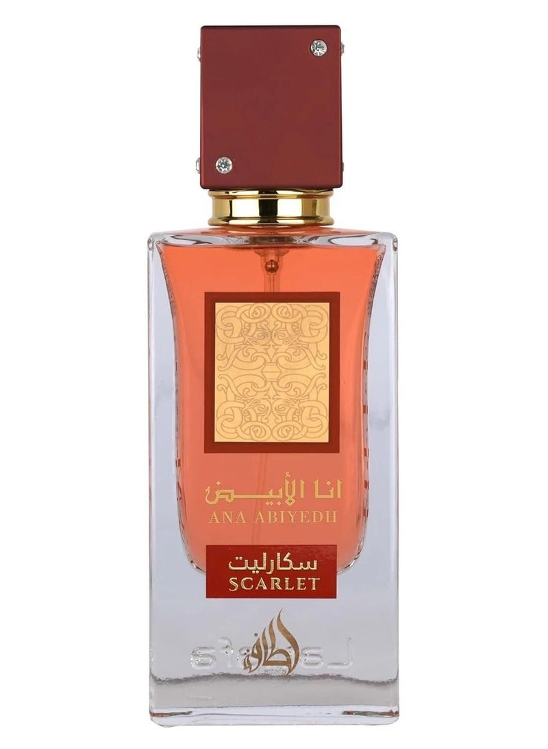 Lattafa Ana Abiyedh Scarlet For Unisex EDP 60ml - Image 3