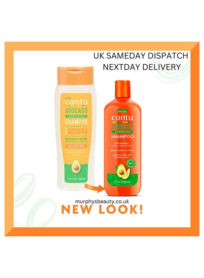 Cantu Avocado Shampoo 13.5 Ounce (400ml) (Pack of 2) - Image 2
