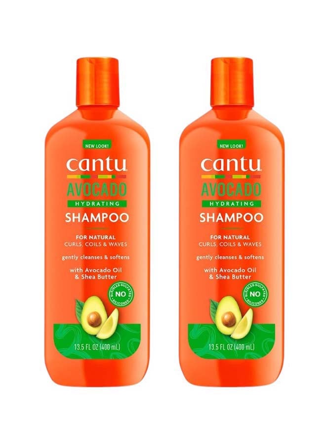 Cantu Avocado Shampoo 13.5 Ounce (400ml) (Pack of 2) - Image 1