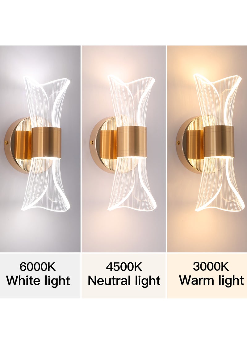 ياتاي إنارة مصباح حائط LED، مصباح حائط LED حديث قابل للتعتيم، إضاءة حائط أكريليك لغرفة المعيشة، المدخل، غرفة النوم، السلالم، 10 وات، منطقة التغطية 8-10 ㎡، 3000K-6000K  - Image 5