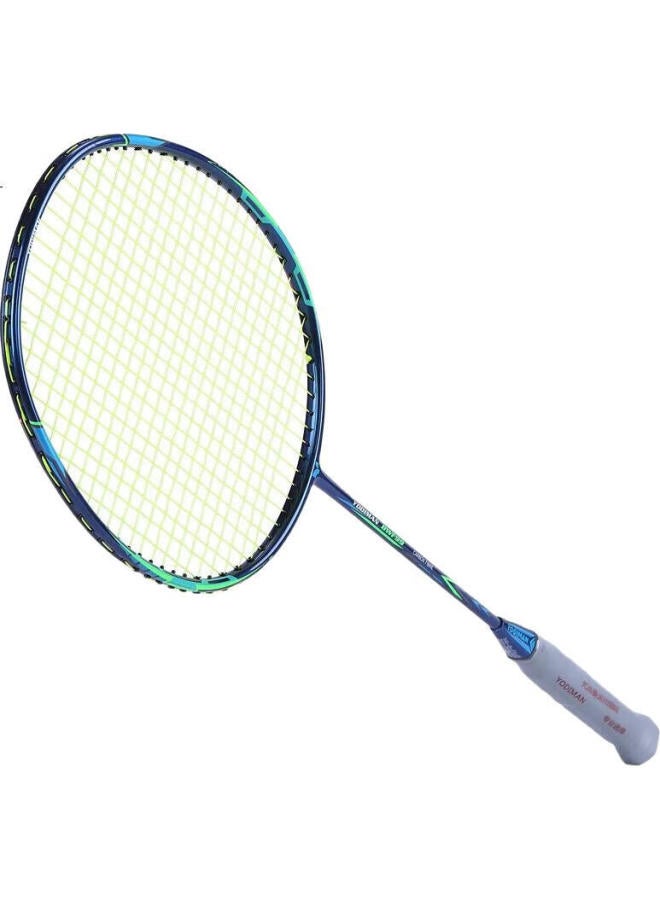 yodiman Youdiman Double Racket Full Carbon Ultra-Light 6U Badminton Racket For Beginners, Double-Sided Color Bwf-99 (Pre-Strung 23 Lbs) - Image 2