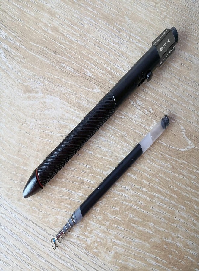 SMOOTHERPRO Fidget Spining Bolt Action Pen, Retractable Ballpoint Pen with Decision Maker, Compatible with Pilot G2 Refill, 0.5mm Black Ink EDC Pen for Office School Valentines Gift, Limited Edition - Image 4