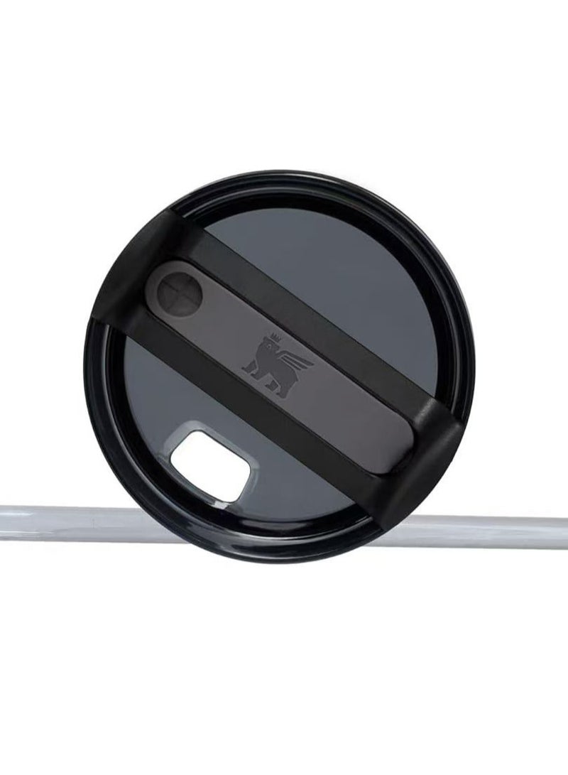 Stanley 40oz Stanley Quencher H20 Flowstate Stainless Steel Vacuum Insulated Tumbler with Lid and Straw for Water, Iced Tea or Coffee, Smoothie and More, Cream (Black) - Image 3