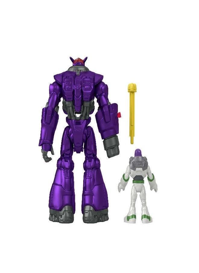 Imaginext and Disney Buzz Lightyear - Battle Blast Zurg Space Robot Action Figure for pre-Schoolers, 3 Years and up includes Toy