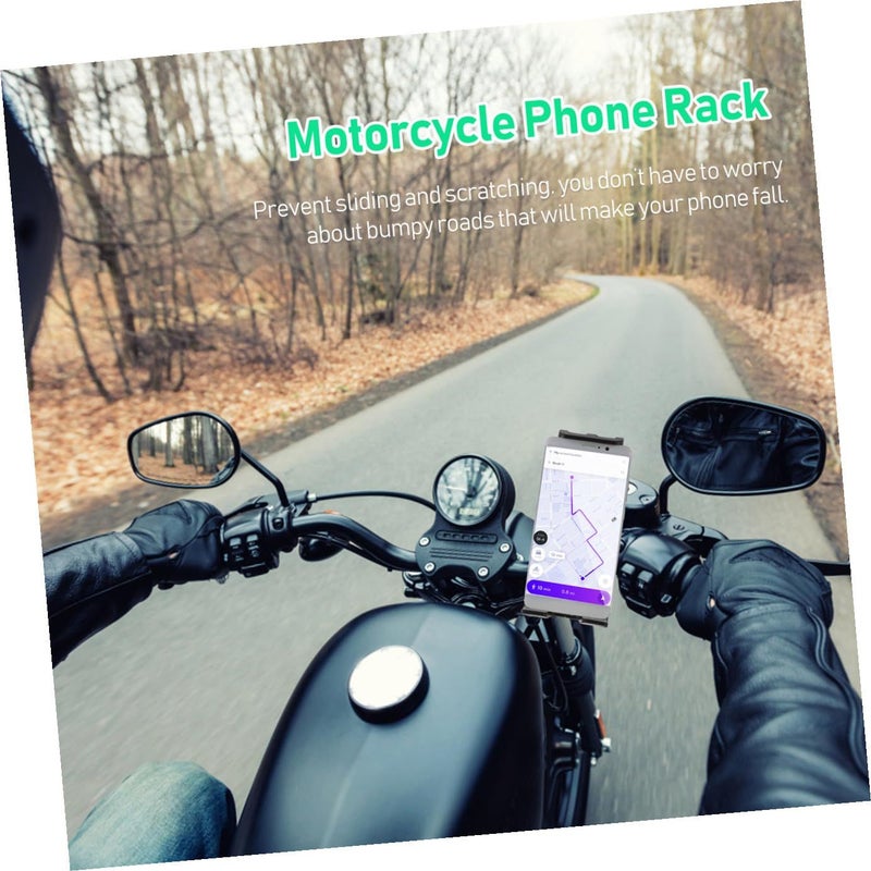 Durable Phone Tablet Holder Stand for Exercise Bikes Gym Use Silver - Image 4