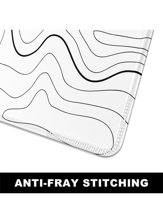 Large Mouse Pad, Desk Pad, Extended Gaming Mouse Pad, Desk Mat for Office & Home, Long Keyboard Mat, Huge Mouse Pad, Minimalist Abstract Lines  - Image 5