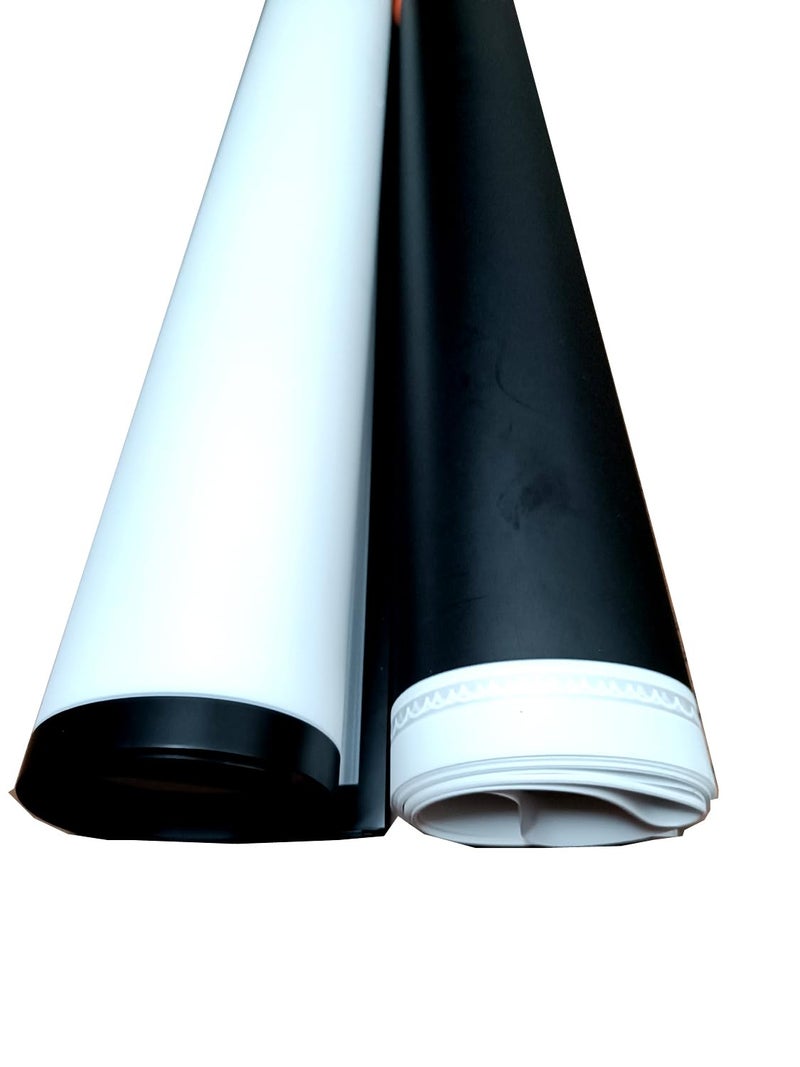 3A Featuretail Assorted Colour Waterproof Flower or Gift Wrapping Premium Paper Sheet | Korean Style Bouquet Wrap Sheets, 23 Inch x 23 Inch, Pack of (Black & White, 10pc Pack) - Image 4