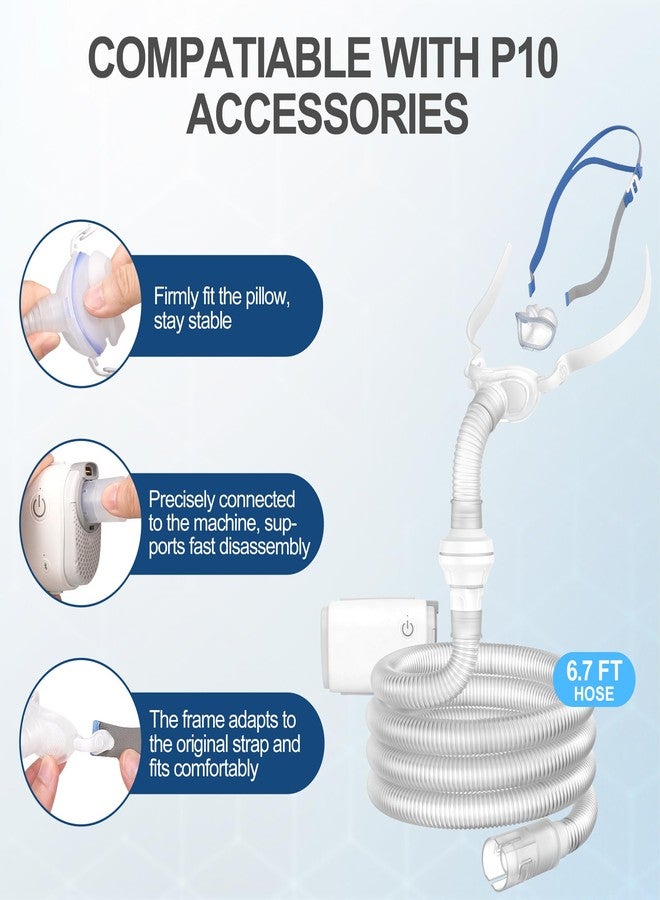 MEDICOLOR Replacement Connector Set for P10 to Airmini, Includes Frame and Longer Connector Tubing, Compatible with P10 Nasal Cushion & Strap(NOT Included), Secure Fit CPAP Supplies by MEDICOLOR - Image 3
