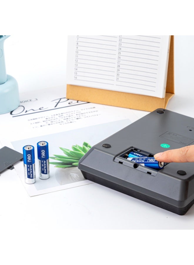Deli E18510 AA 1.5V Alkaline Battery Blue, 5PCS/Blister Card – Perfect for Office Equipment, Toys & Home Devices - Image 5