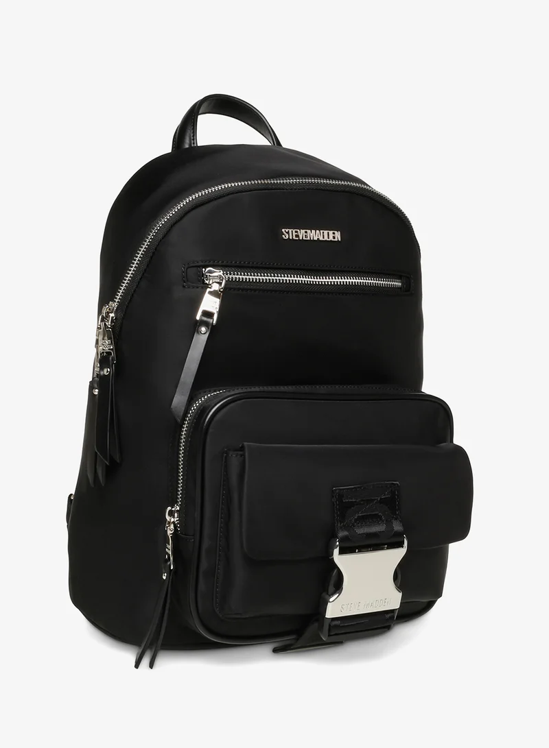 Steve Madden BLACK Bthane Classic Zipper Backpack for Women | Best Price UAE