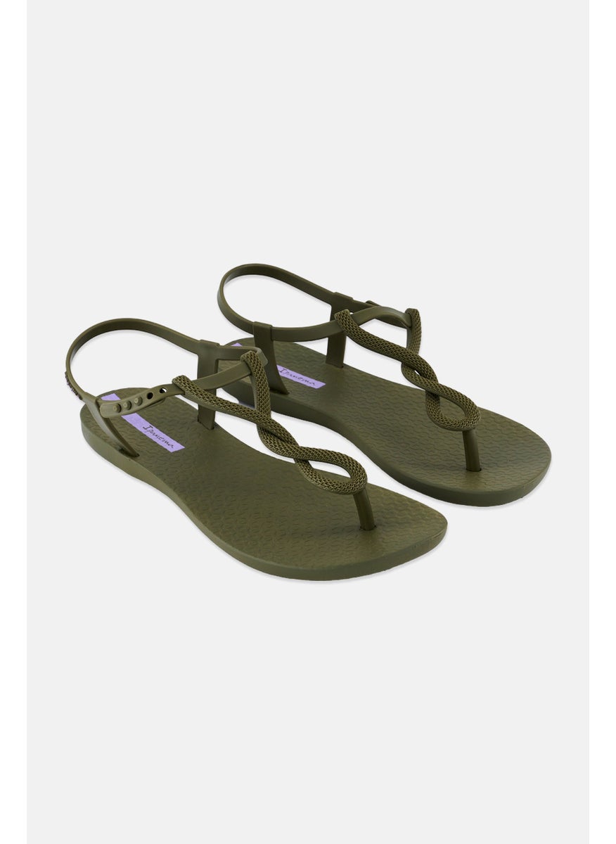Ipanema Women Snap Fashion Sandals, Olive  - Image 1
