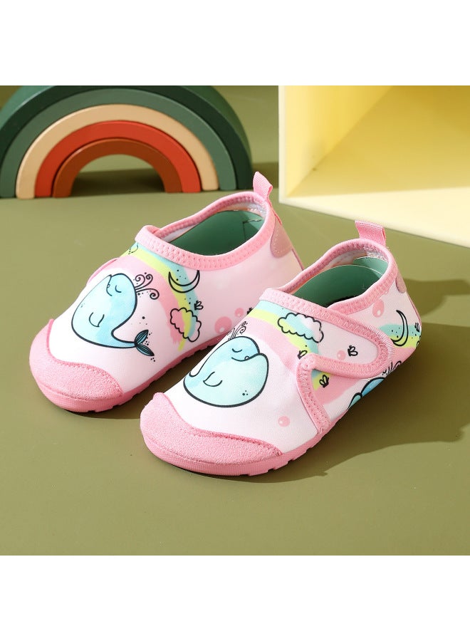 Children's Summer Beach Swimming Socks, Baby Beach Non-slip Quick-drying Diving Shoes, New Cartoon Pattern Beach Shoes And Socks