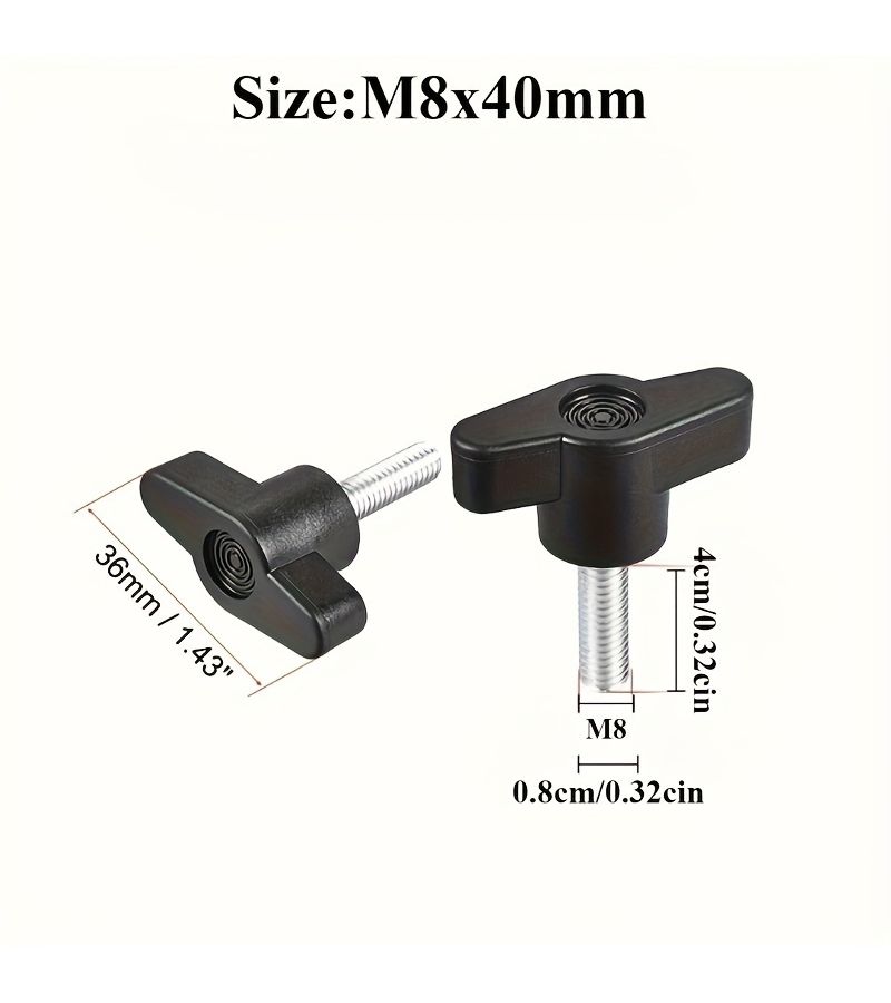 T Shaped Bolts M8x30mm Secure Fastening Easy To Use Multiple Sizes - Image 3
