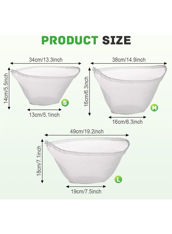 Quantum 6 PCS Straining Bags, Organic nylon Straining Bags, Reusable Straining Bags for Nut Milk Soy Milk - Image 2