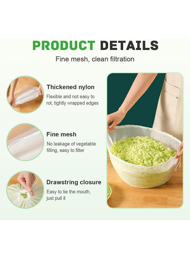 Quantum 6 PCS Straining Bags, Organic nylon Straining Bags, Reusable Straining Bags for Nut Milk Soy Milk - Image 3