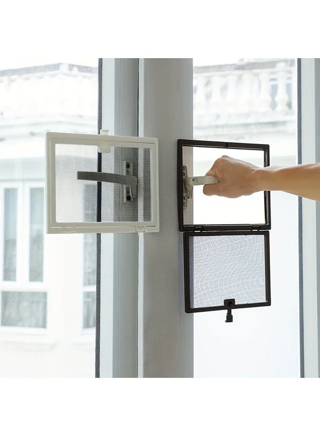 Gray Sliding Window with Mosquito Proof Screen Easy Installation Indoor Outdoor - Image 3