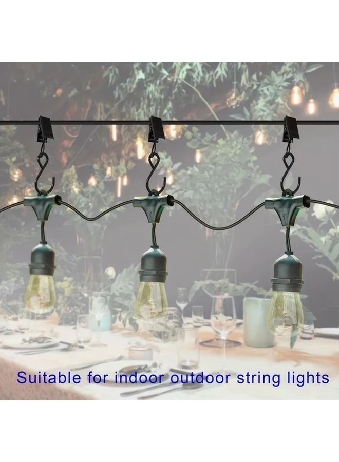 30pcs Silvery S Shaped Hooks For Curtains Hangers Draining Sinks Camping Tents - Image 4