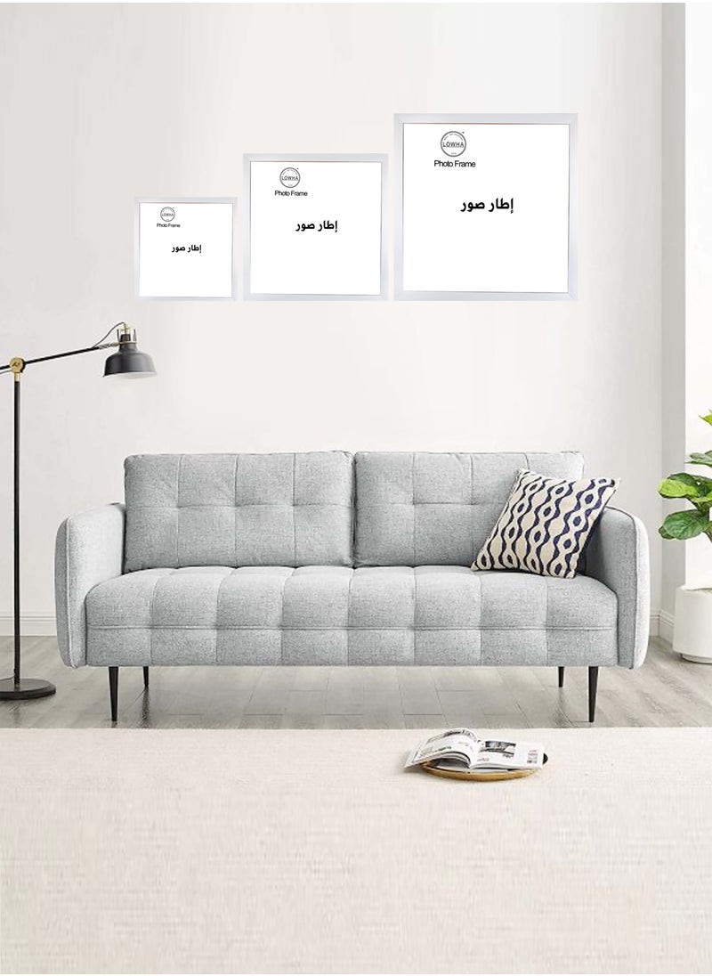 LOWHA - Tabletop and Wall Photo Frame with Stand for Square Picture Wall Art - Image 1