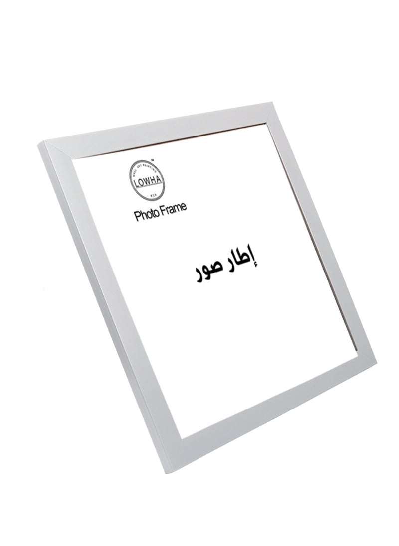 LOWHA Tabletop and Wall Photo Frame with Stand for Square Picture Wall Art  - Image 1