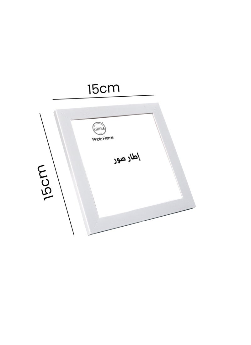 LOWHA - Tabletop and Wall Photo Frame with Stand for Square Picture Wall Art - Image 1