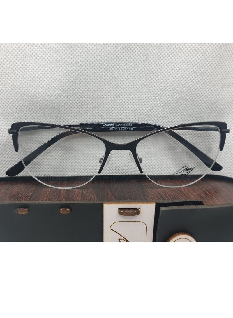 Onay Medical Frame Semi-Rimless   L30751 B 4  - Cat eye - Woman - Image 1