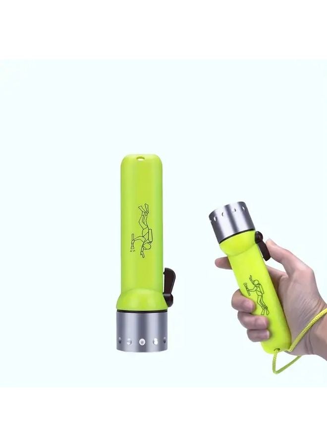 Professional Diving Flashlight Scuba LED Light Magnetic Switch Outdoor Underwater - Image 1