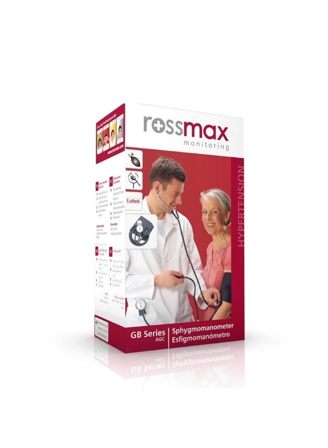 Rossmax GB101 Aneroid Blood Pressure Monitor (Black) - Image 4