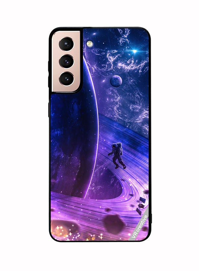VR CREATIVE Protective Case Cover For Samsung Galaxy S21 Plus 5G Galaxy Space Digital Design Multicolour - Image 1