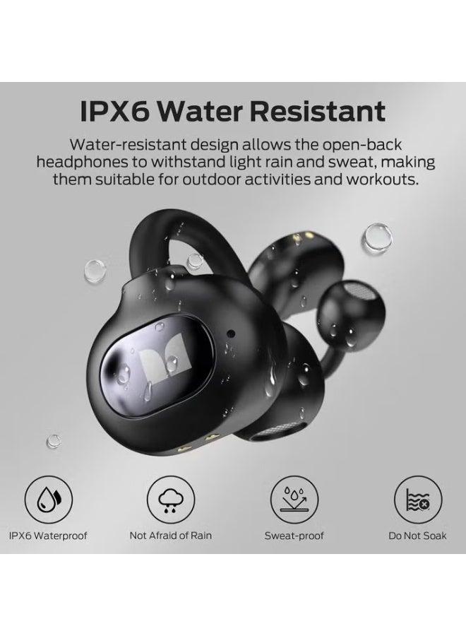 Monster Wireless Open Ear Bluetooth Earbuds with Ear Hook, Air Conduction Sports Earphones, HD Stereo Sound, Rechargeable Wireless Headset with Built-in Mic, Comfortable Secure Fit for Running Gym Driving Gaming & Daily Use - Image 2