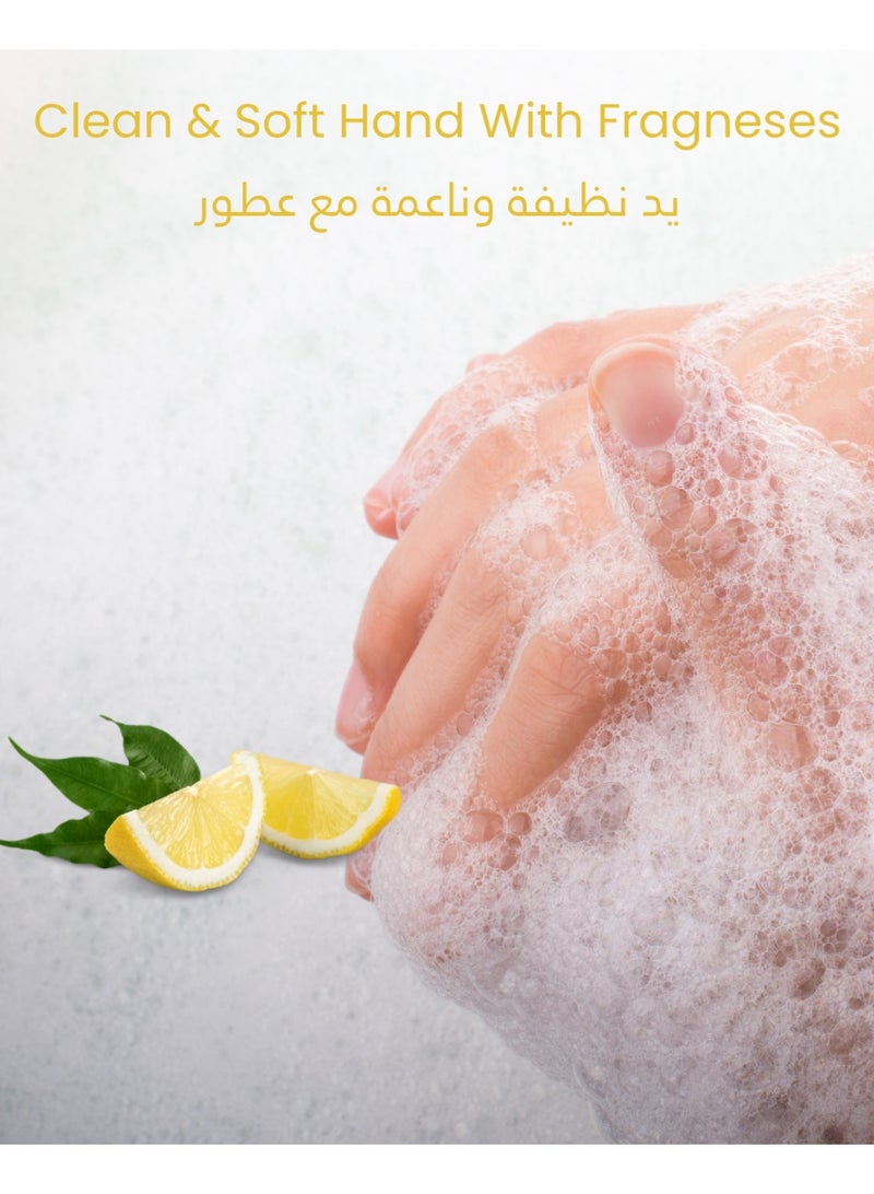 TROPS MOISTURE PLUS Fresh Lemon Handwash, Long Lasting Fragrance, 1000ml - Image 4