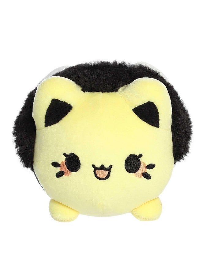 Aurora® Enchanting Tasty Peach® Honeybee Meowchi Stuffed Animal - Bright & Colorful Design - Showpiece Plush - Yellow 7 Inches - Image 2
