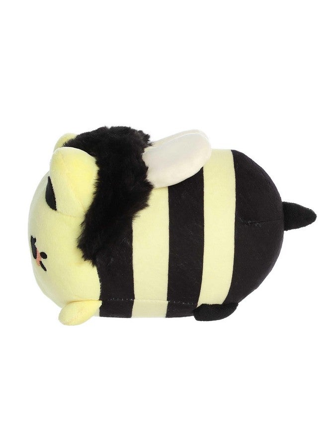Aurora® Enchanting Tasty Peach® Honeybee Meowchi Stuffed Animal - Bright & Colorful Design - Showpiece Plush - Yellow 7 Inches - Image 5