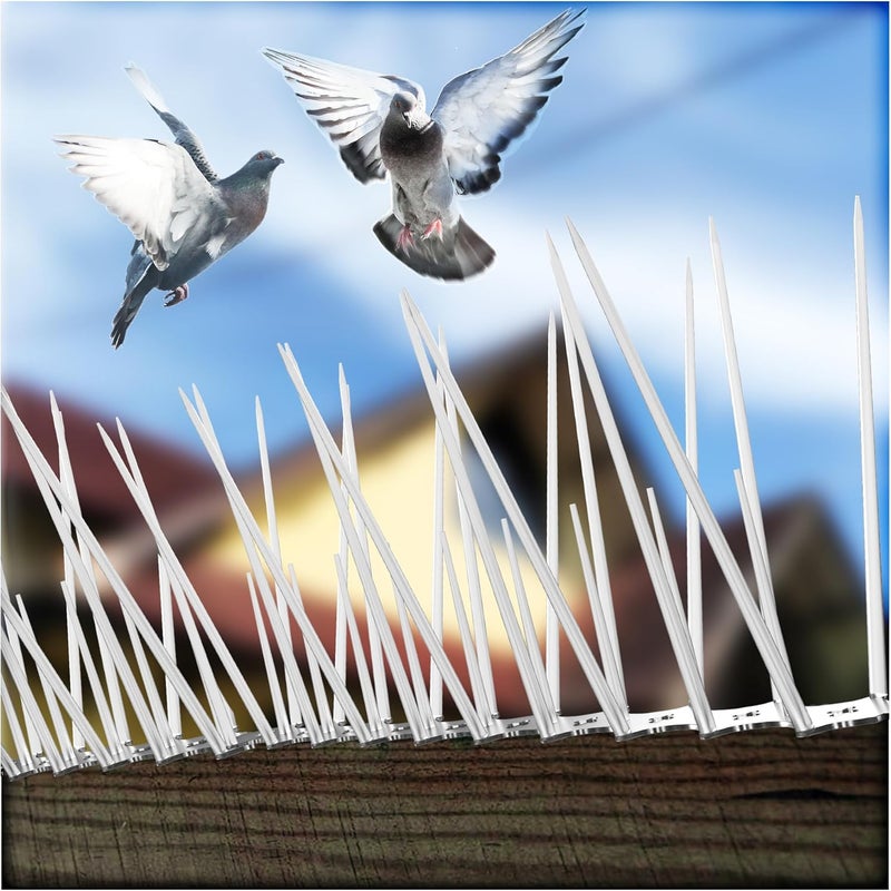 Eightiz Anti Bird Pigeon kabootar scarer Control Spikes Protector Device for Balcony, Window AC, Split AC (Pack of 40)(Polycarbonate) - Image 1