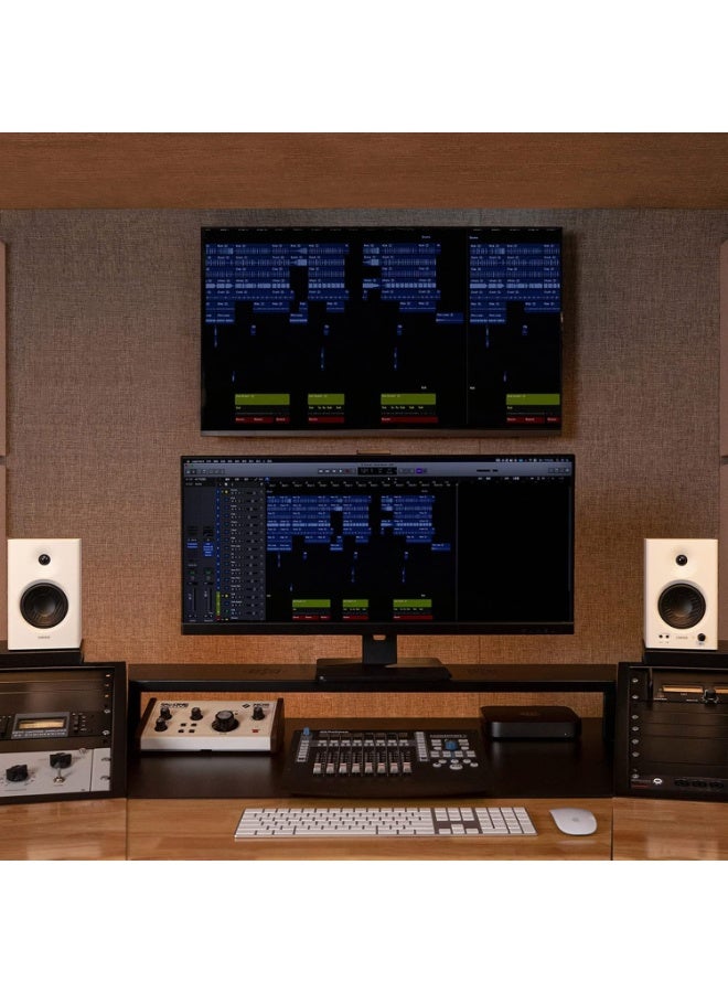 اديفير مكبرات صوت استوديو Edifier MR4، مزودة بمضخم صوت 4 بوصة ومكبر صوت عالي التردد بقبة حريرية 1 بوصة، وهياكل خشبية من MDF، وأنماط تشغيل/إيقاف، ومخرج AUX أمامي ومخرج سماعة رأس، لون أبيض - Image 5