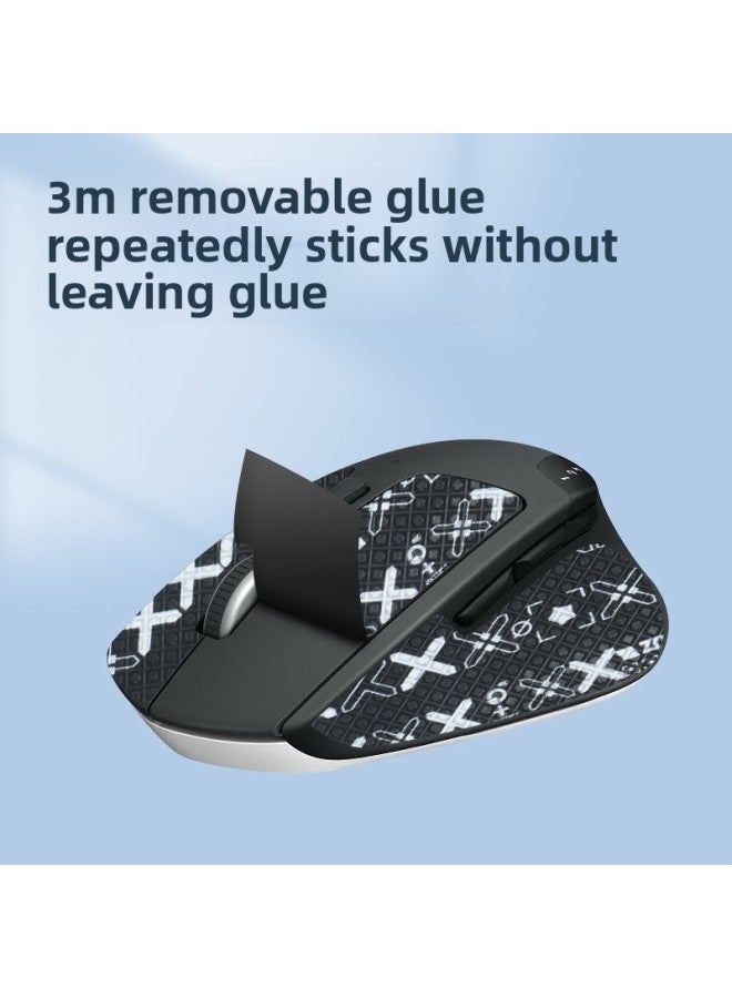 Suitable For Logitech M720 Mouse Anti-slip Sticker Sweat-proof Sweat-absorbent Side Protection Palm Sticker M720 All-inclusive Color Change Film-Color:[half Pack] One Red Printed Mouse Sticker [free Cleaning Cotton] - Image 5