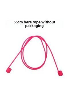 Magnetic Anti-dropping Silicone Lanyard Suitable For Airpodspro Anti-losing Rope Apple Headset Anti-losing Cable Bluetooth Headset-Colors:55cm Bare Rope Without Packaging-Model:Red
