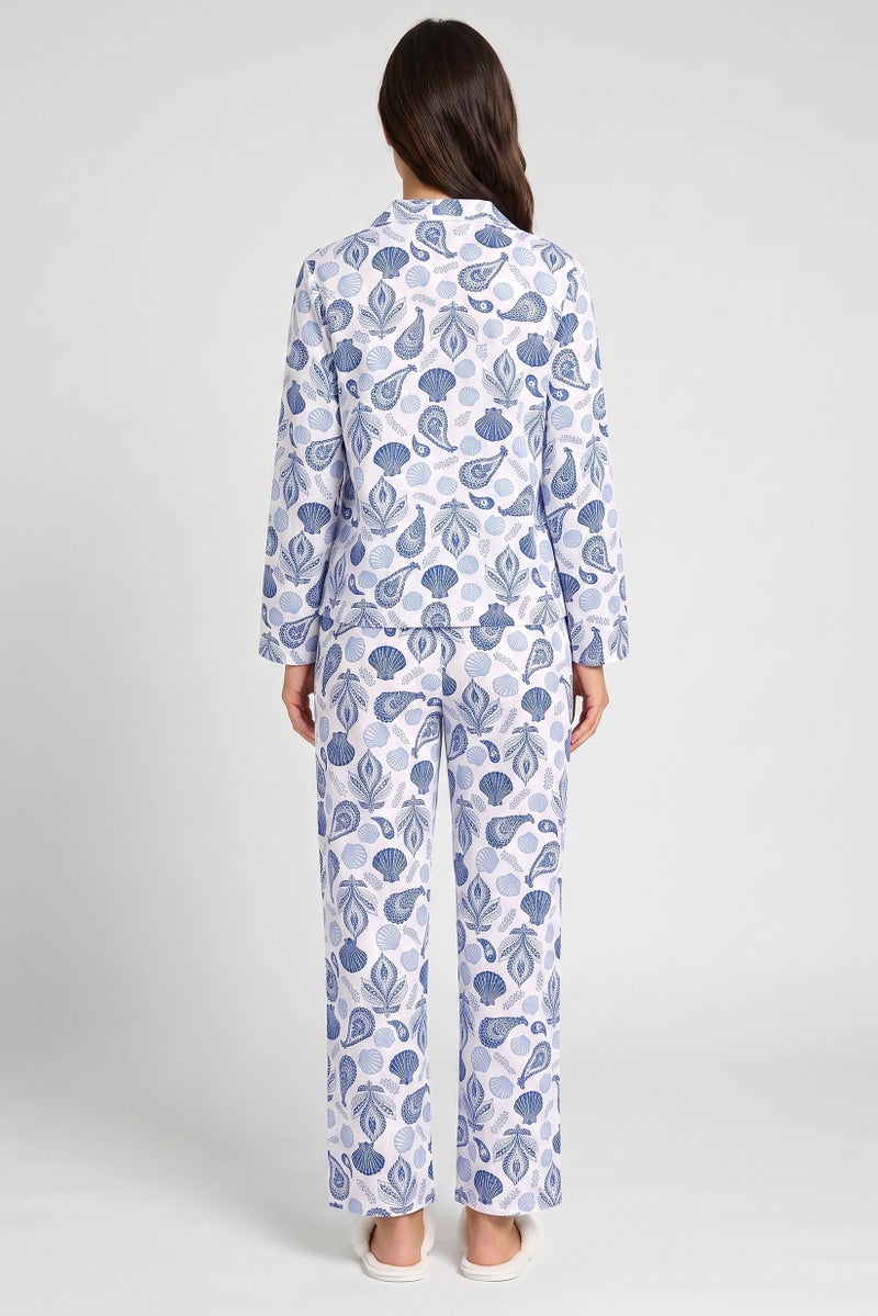 Marilyn Monroe Women 2 Pieces Graphic Print Long Sleeve Top And Bottom Pajama Set, Multicolor - Image 4