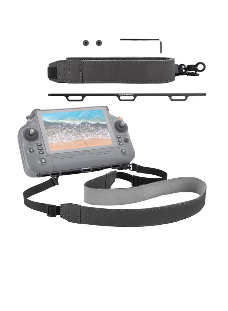 Excefore حمالة لجهاز DJI RC Plus، حمالة صديقة للبشرة قابلة للتعديل حول العنق، حزام كتف M30 لملحقات الطائرات بدون طيار، حمالة حول العنق لجهاز التحكم الذكي - Image 1